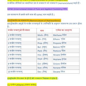 Class 10 Science Chapter-4 Notes In Hindi कार्बन और इसके यौगिक