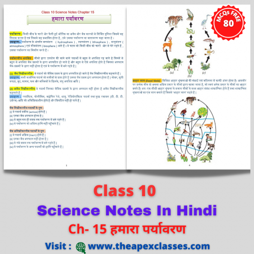 Class 10 Science Chapter-15 Notes
