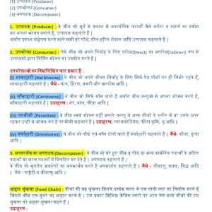 Class 10 Science Chapter-15 Notes In Hindi हमारा पर्यावरण