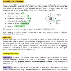 Class 10 Science Notes Chapter 4 Carbon and its Compounds