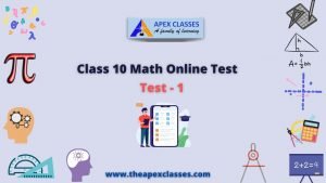 Read more about the article Class 10 Math Test – 1