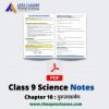 Class 9 Science Chapter 10 Notes