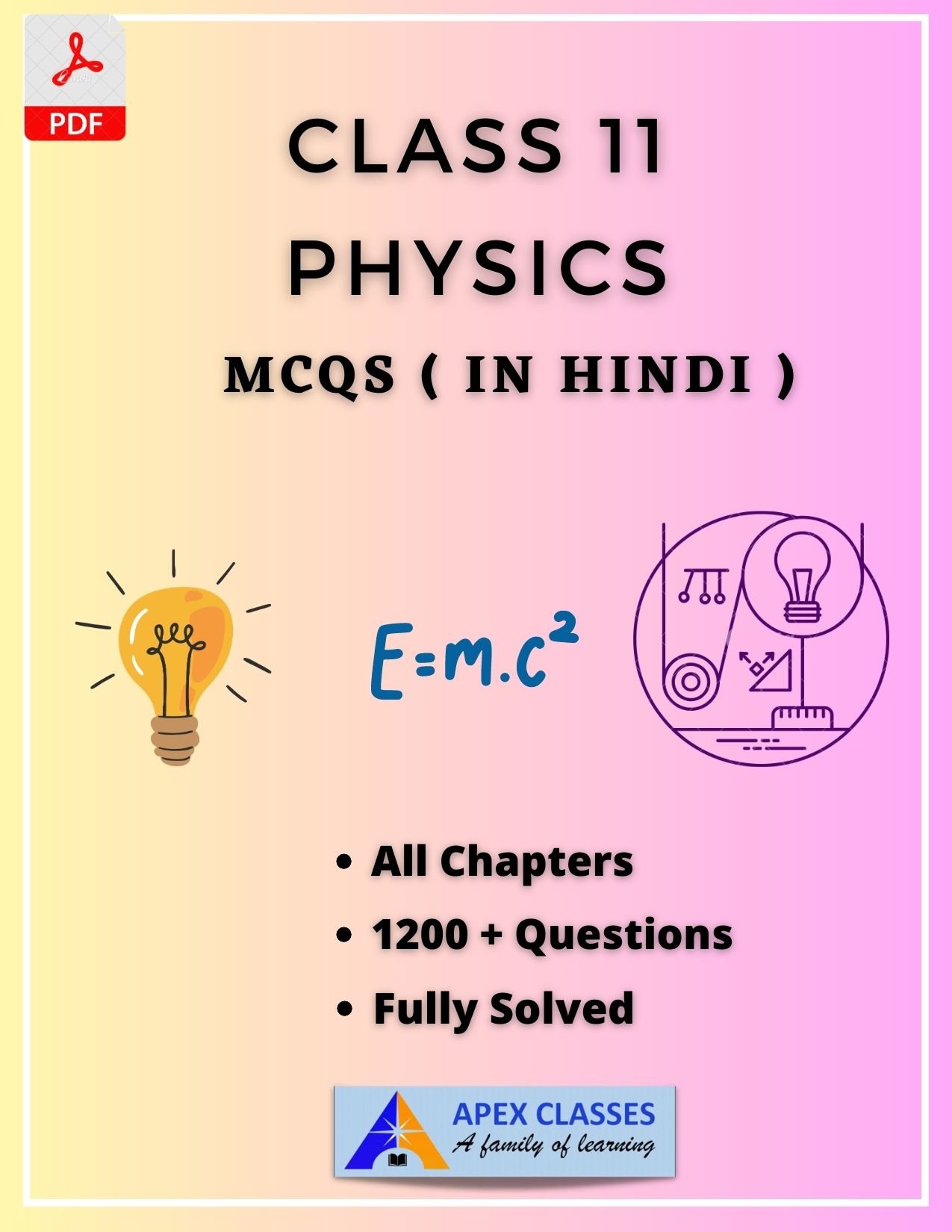 Class 11 Physics MCQs pdf in Hindi