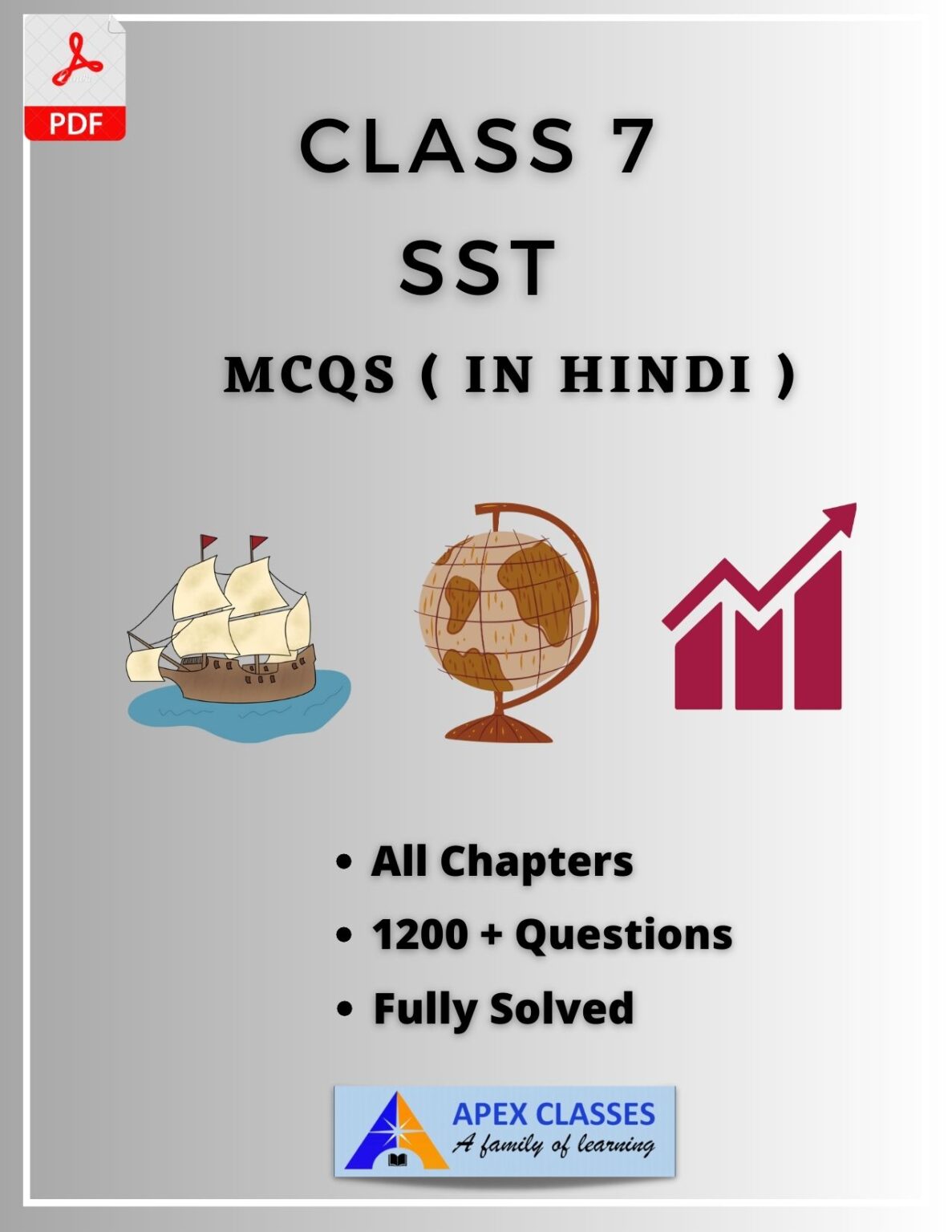 NCERT Class 7 SST MCQs all Chapters in hindi APEX CLASSES