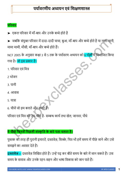 CTET पर्यावरणीय अध्ययन एवं शिक्षणशास्त्र Notes PDF - Image 3