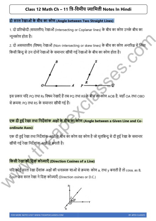 Class 12 Math Notes In Hindi PDF - Image 6