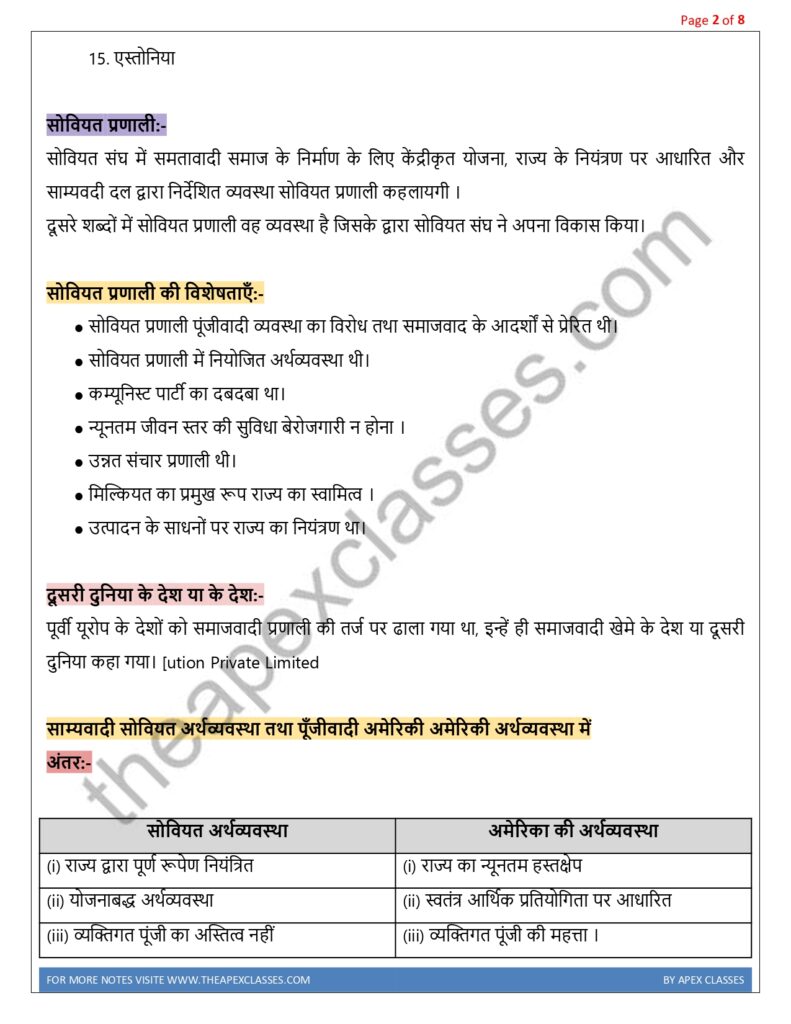 Class 12 political notes in hindi pdf apex classes