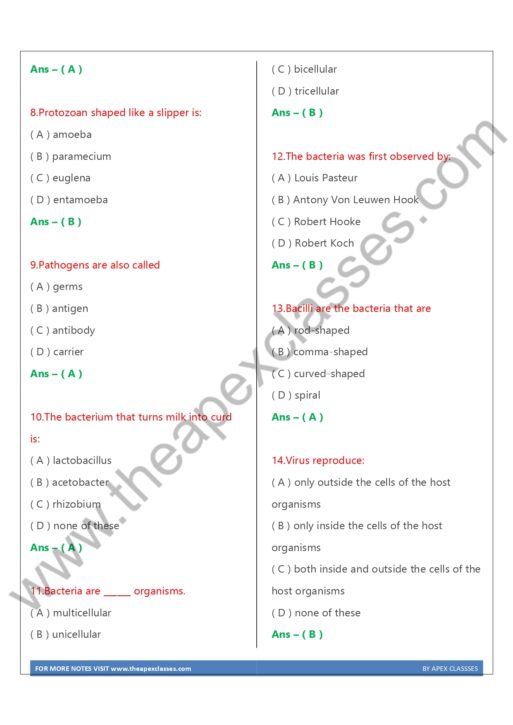 Class 8 Science MCQs in English PDF - Image 3