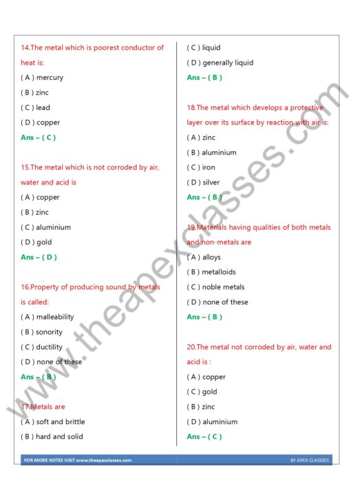 Class 8 Science MCQs in English PDF - Image 5