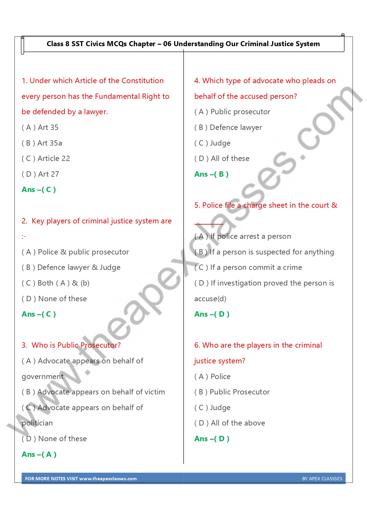 Class 8 SST MCQs in English PDF - Image 5