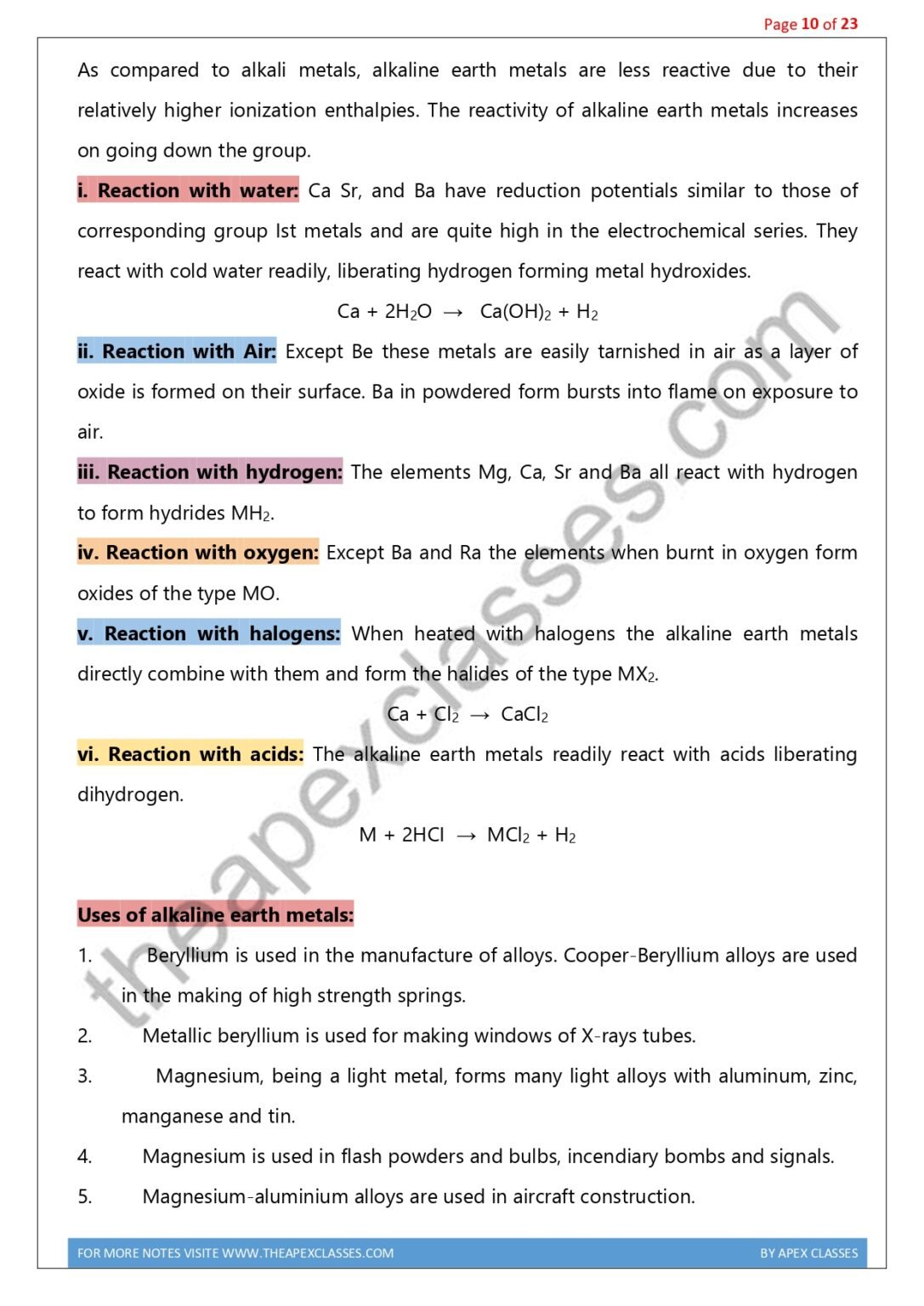 Class 11 Chemistry Notes In English PDF ( All Chapters ) – APEX CLASSES