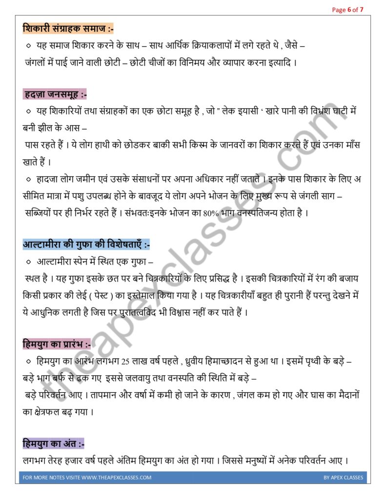 CLASS 11 HISTORY CHAPTER 6 NOTES HINDI MEDIUM visual data 2
