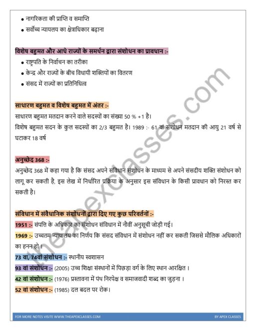 Class 11 Polity Notes In Hindi PDF ( All Chapters ) - Image 5