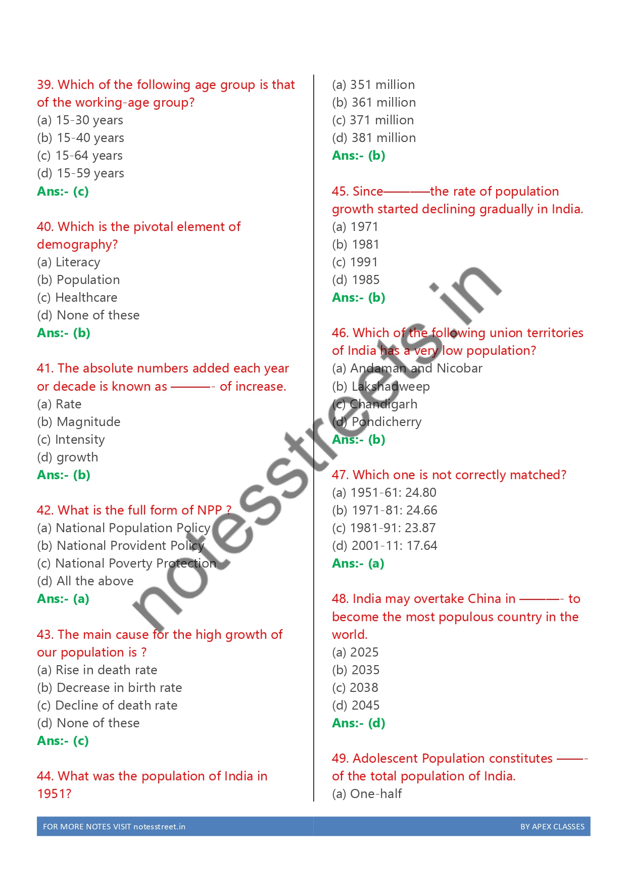 Class 9 SST MCQs PDF in English - Image 4