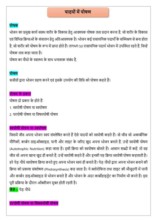 Class 7 Science Notes In Hindi PDF - Image 2