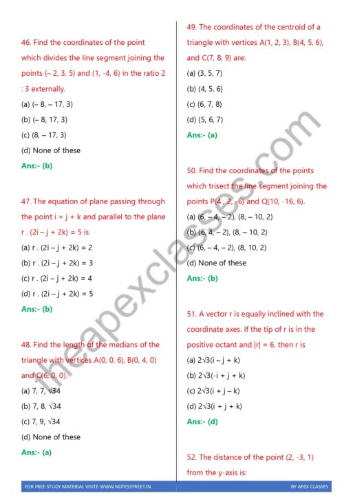 Class 11 Math MCQs in English PDF - Image 5