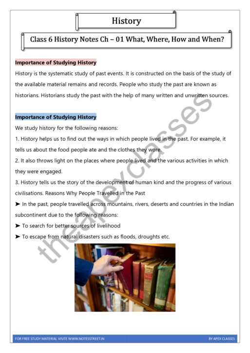 Class 6 SST Notes in English PDF - Image 2
