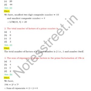 Class 10 Math MCQs in English PDF